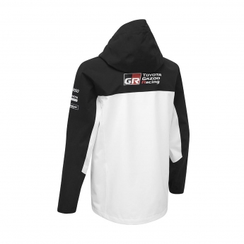 Toyota Gazoo Racing pánska bunda s kapucňou wrt team rain jacket black