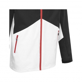 Toyota Gazoo Racing pánska bunda s kapucňou wrt team rain jacket black