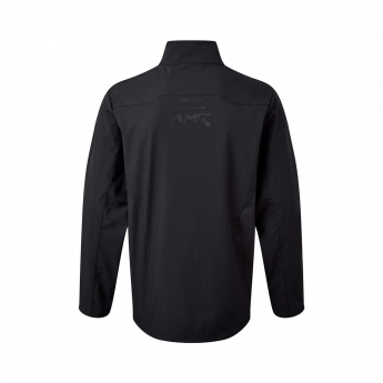 Aston Martin pánska bunda s kapucňou travek softshell jacket navy blue