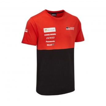 Toyota Gazoo Racing pánske tričko wrt mens team t-shirt black