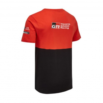 Toyota Gazoo Racing pánske tričko wrt mens team t-shirt black