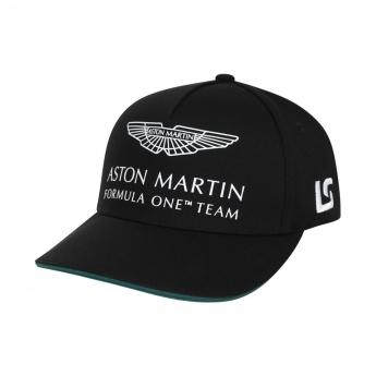 Aston Martin detská čiapka baseballová šiltovka Lance Stroll black F1 Team 2021