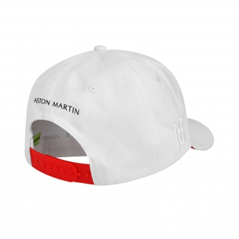 Aston Martin čiapka baseballová šiltovka launch Lance Stroll white F1 Team 2021