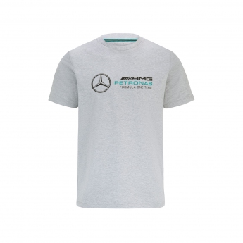 2022 Mercedes AMG F1 Mens Logo T-shirt Grey