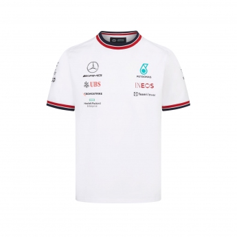 Mercedes AMG Petronas pánske tričko team white F1 Team 2022