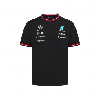 2022 Mercedes AMG F1 Mens Team T-shirt Black