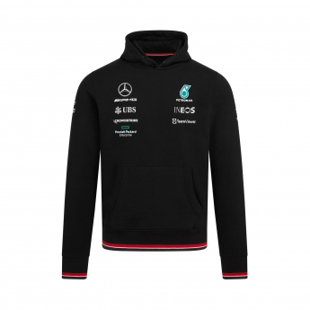 Mercedes AMG Petronas pánska mikina s kapucňou team black F1 Team 2022