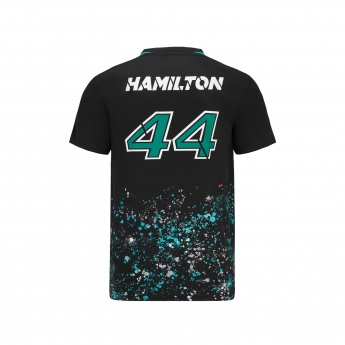 Mercedes AMG Petronas pánske tričko Lewis Hamilton sports black F1 Team 2022