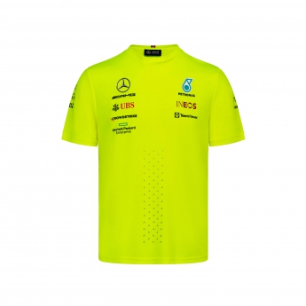 Mercedes AMG Petronas pánske tričko set up yellow F1 Team 2022