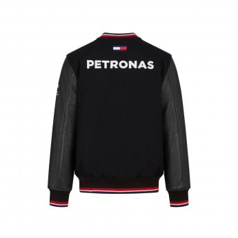 Mercedes AMG Petronas pánska bunda varsity black spring F1 Team 2022