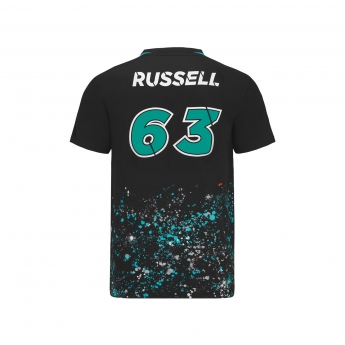 Mercedes AMG Petronas pánske tričko George Russell sports black F1 Team 2022