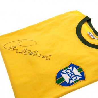 Legendy futbalový dres Brasil Alberto Signed Shirt