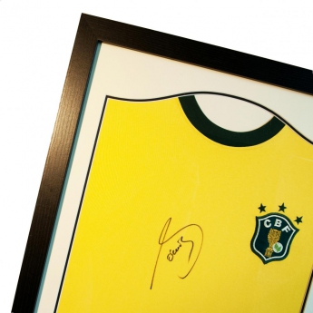 Legendy zarámovaný dres Brasil Socrates Signed Shirt Silhouette