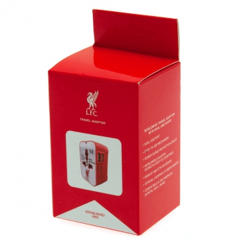 FC Liverpool cestovný adaptér travel adaptor