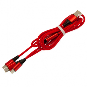 FC Liverpool nabíjací kábel 3 in 1 charging cable
