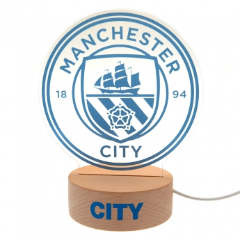 Manchester City led svietidlo LED crest light