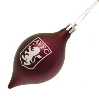 Aston Villa vianočné ozdoby 3pk vintage baubles
