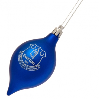FC Everton vianočné ozdoby 3pk vintage baubles