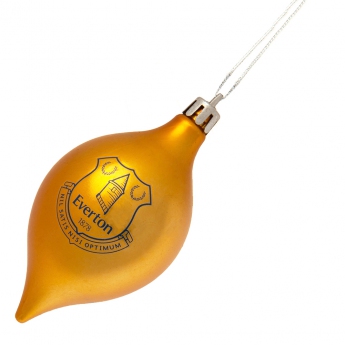 FC Everton vianočné ozdoby 3pk vintage baubles