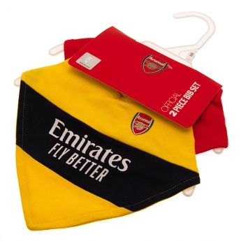 FC Arsenal set podbradníkov 2pack bibs