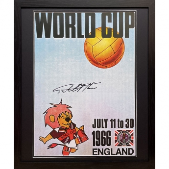 Legendy obrázok v rámčeku England FA 1966 Sir Geoff Hurst Signed Framed Print