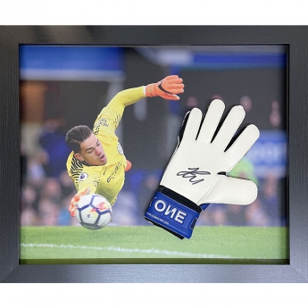 Legendy zarámované rukavice Manchester City FC Ederson Signed Glove (Framed)