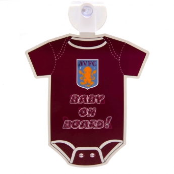 Aston Villa detské body baby on board sign
