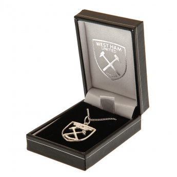 West Ham United prívesok sterling silver pendant & Chain CR