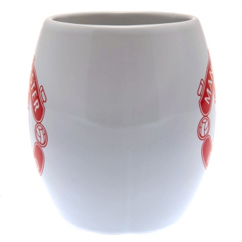 Manchester United hrnček tea tub mug white