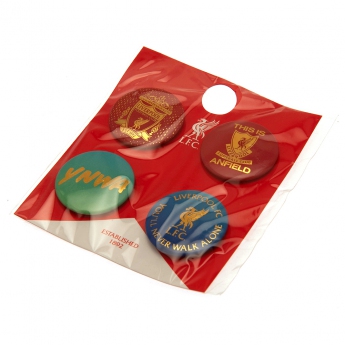 FC Liverpool set odznáčikov button badge set
