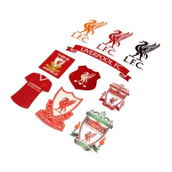 FC Liverpool set samolepiek a4 decal sticker set