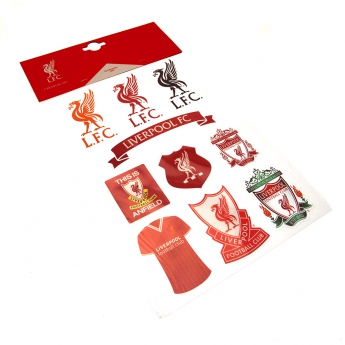 FC Liverpool set samolepiek a4 decal sticker set