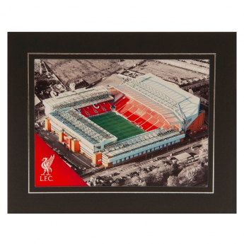 FC Liverpool obrázok v rámčeku anfield aerial photo