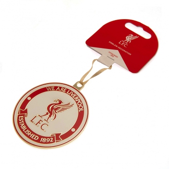 FC Liverpool vianočné ozdoby emblem decoration