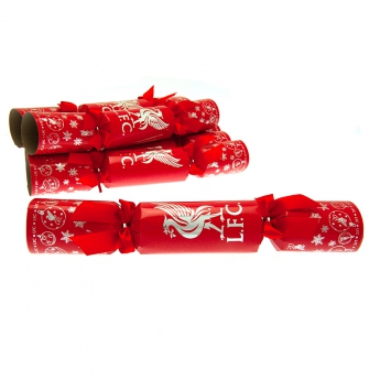 FC Liverpool vianočné dekorácie christmas crackers
