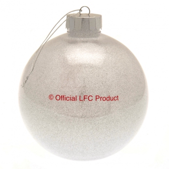 FC Liverpool vianočné ozdoby giant glitter bauble