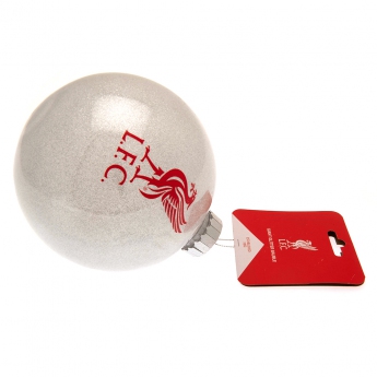 FC Liverpool vianočné ozdoby giant glitter bauble