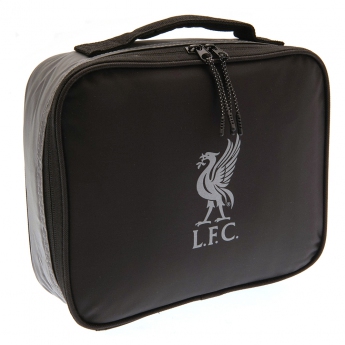 FC Liverpool taška na desiatu black and silver lunch bag