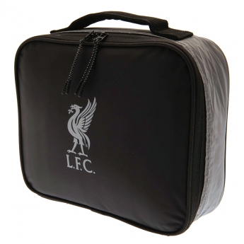 FC Liverpool taška na desiatu black and silver lunch bag