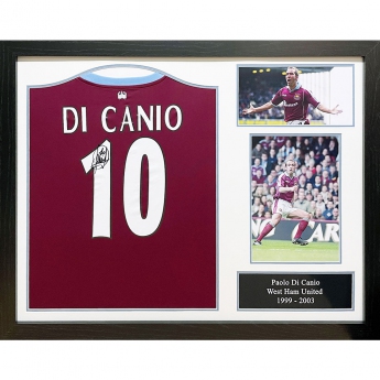 Legendy zarámovaný dres West Ham United FC Di Canio Signed Shirt (Framed)