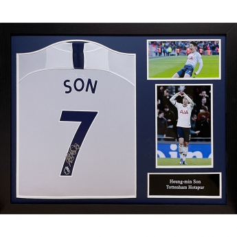 Legendy zarámovaný dres Tottenham Hotspur FC Son Signed Shirt (Framed)