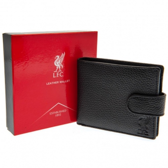 FC Liverpool peňaženka black leather wallet
