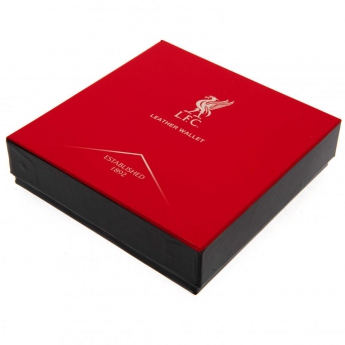 FC Liverpool peňaženka black leather wallet