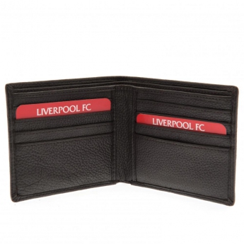 FC Liverpool peňaženka brown leather wallet