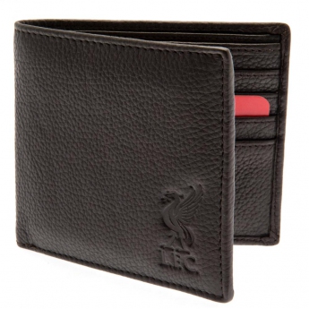 FC Liverpool peňaženka brown leather wallet