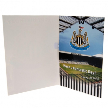Newcastle United narodeninové želanie musical birthday card