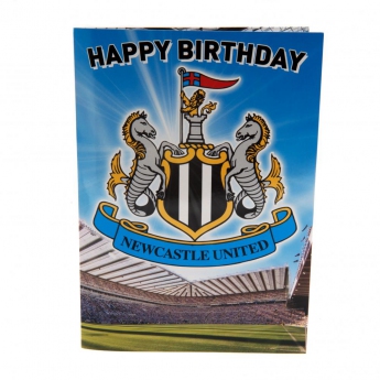 Newcastle United narodeninové želanie musical birthday card