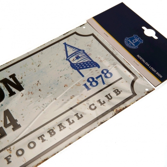 FC Everton ceduľa na stenu street sign retro