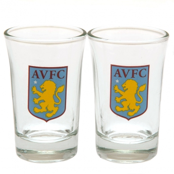 Aston Villa sada 2 panákov 2pk shot glass set