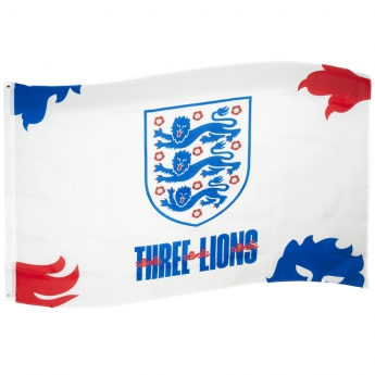 Futbalová reprezentácia vlajka England FA Flag 3 Lions